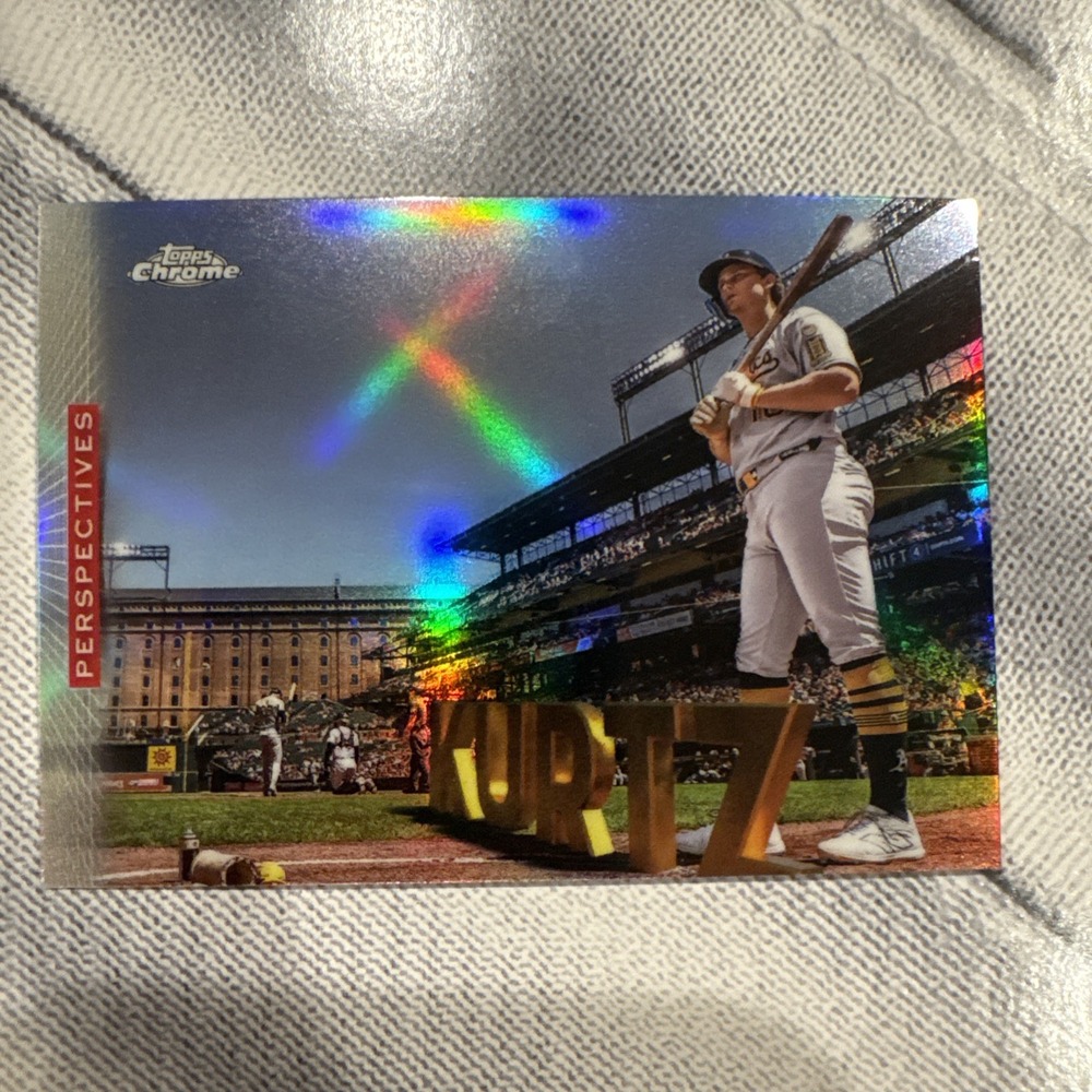 2026 Topps Chrome Nick Kurtz Perspectives Insert Baseball Card